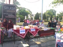 BAZAR POTENSI KULINER DAN KERAJINAN DESA BUDAYA SEMANU 